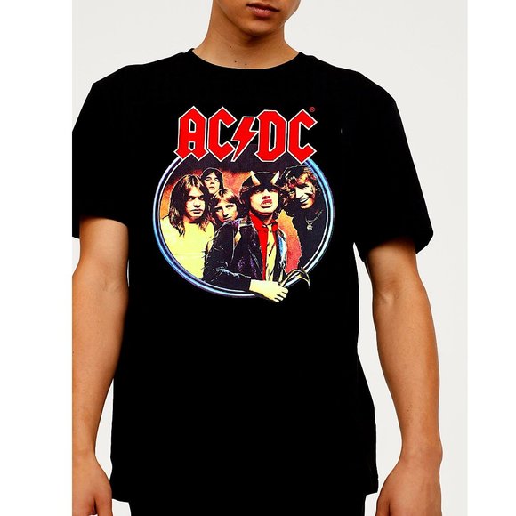 AC/DC Highway to Hell metal rock H&M Official T-Shirt XL runs big NWT - Picture 1 of 3